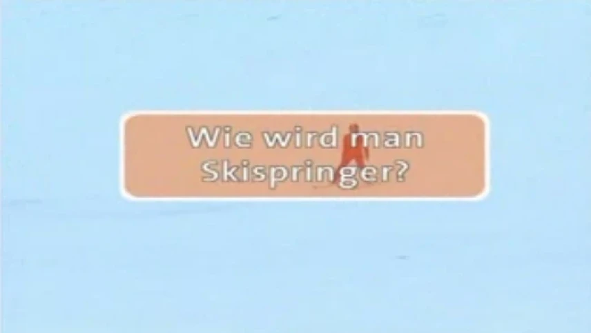 Wie wird man Skispringer?