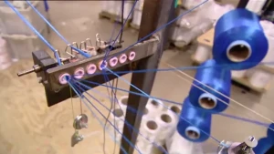 Duizenden gevlochten draadjes