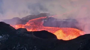 De IJslandse Bárdarbunga-vulkaan