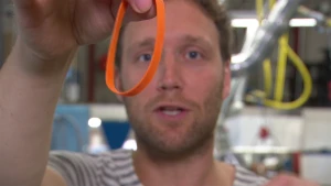 Van rubber met polymeren