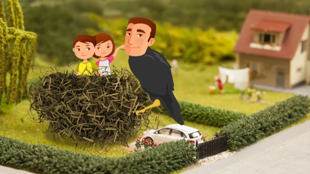 Gescheiden ouders wonen om de beurt bij de kinderen