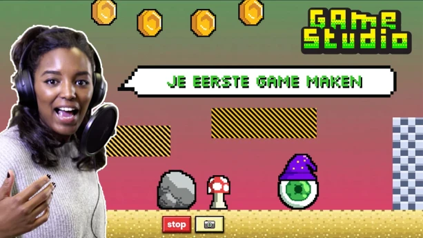 Hoe maak je een game in de Klokhuis Game Studio? | Schooltv