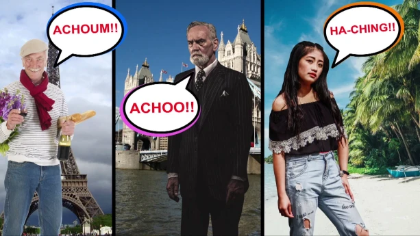 Wat je zegt bij het niezen, is per taal verschillend