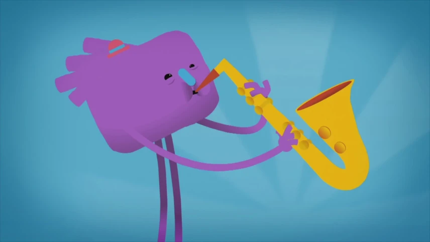 Een blaasinstrument met toetsen en kleppen