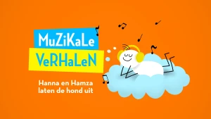 Hanna en Hamza laten de hond uit