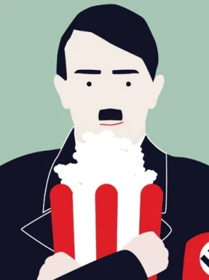 Hitler met popcorn