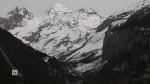 Permafrost smelt in Alpen