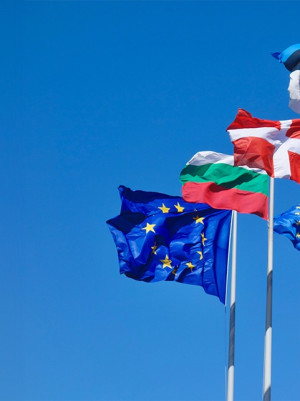 Vlaggen van verschillende Europese landen