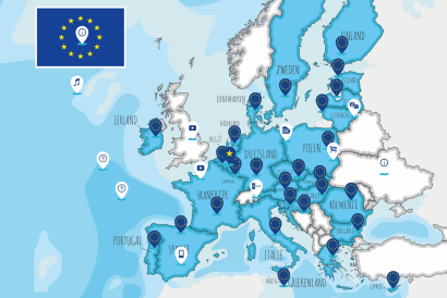 Interactieve schoolplaat Europese Unie