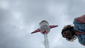 Een raket lanceren met behulp van luchtdruk