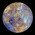 Planeet Mercurius, blauwe bol in het zwarte heelal