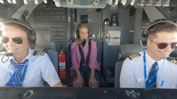 Een kijkje in de cockpit bij de gezagvoerder en co-piloot