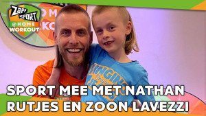 Nathan en Lavezzi Rutjes doen aan sport