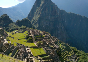 Macchu Piccu in het Andesgebergte