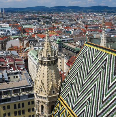 De hoofdstad van Oostenrijk